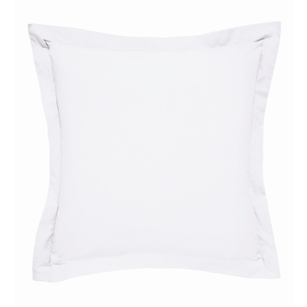 Plain Square Oxford Pillowcase By Bedeck of Belfast in White